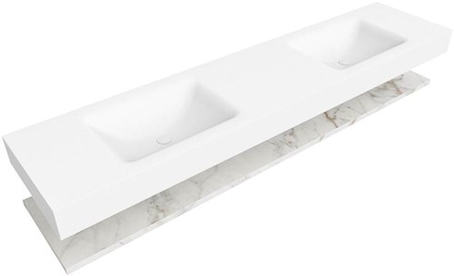 Badmeubel ALAN Planchet 2 Carrara CLOUD Talc Set12 0089-2