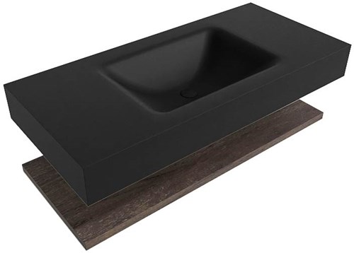 Badmeubel ALAN Planchet 2 DarkBrown CLOUD Urban Set12 0010-2