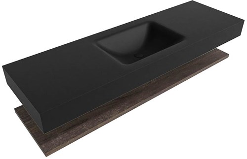 Badmeubel ALAN Planchet 2 DarkBrown CLOUD Urban Set12 0046-2