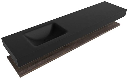 Badmeubel ALAN Planchet 2 DarkBrown CLOUD Urban Set12 0079-2