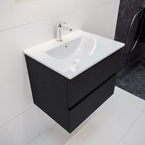 VICA 60cm mueble de baño Urban 2 cajones lavabo DENIA Centro 1 orificio.