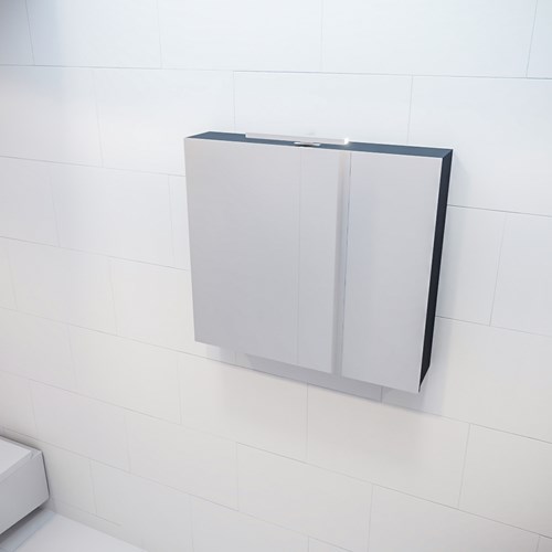 CUBB Camerino 80x70x16cm color Urban con 2 puertas.