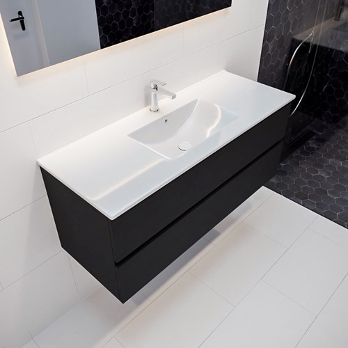 VICA 120cm mueble de baño Urban 2 cajones lavabo DENIA Centro 1 orificio.