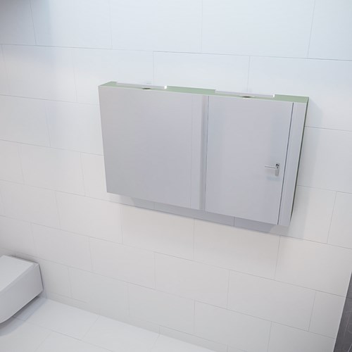 CUBB Camerino 120x70x16cm color Army con 2 puertas.