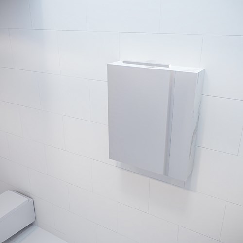 CUBB Camerino 60x70x16cm color Carrara con 1 puerta.