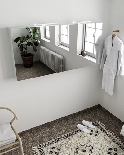 CUBB Camerino 150x70x16cm color Greey con 3 puertas.