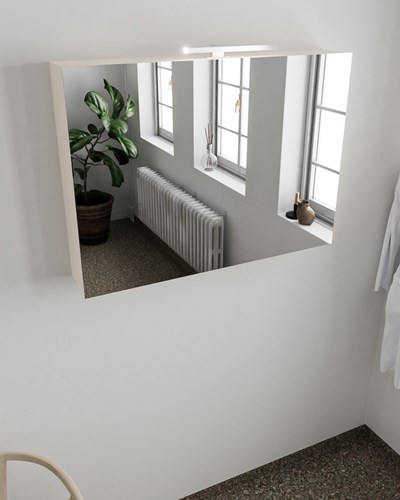 CUBB Camerino 100x70x16cm color Linen con 2 puertas.
