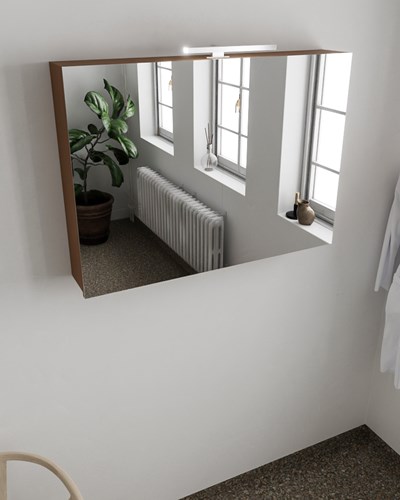 CUBB Camerino 100x70x16cm color Rust con 2 puertas.