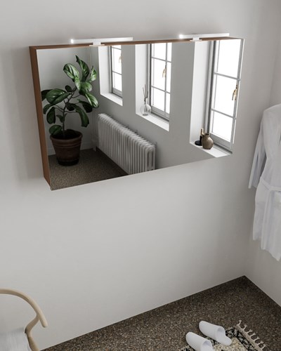 CUBB Camerino 120x70x16cm color Rust con 2 puertas.
