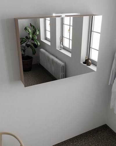CUBB Camerino 100x70x16cm color Smoke con 2 puertas.