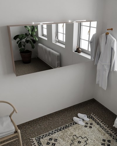 CUBB Camerino 150x70x16cm color Smoke con 3 puertas.