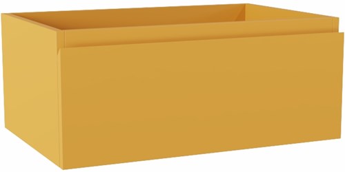 FOGE bathroom base cabinet 60cm 1 drawer color Ocher 40cm depth.