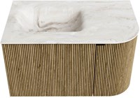 Badmeubel KURVE-DLUX Dusk Wastafel Frappe Set11 00008-1