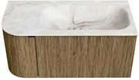 Badmeubel KURVE-DLUX Dusk Wastafel Frappe Set11 00019-1