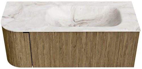 Badmeubel KURVE-DLUX Dusk Wastafel Frappe Set11 00035-1