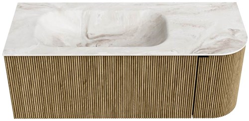Badmeubel KURVE-DLUX Dusk Wastafel Frappe Set11 00040-1