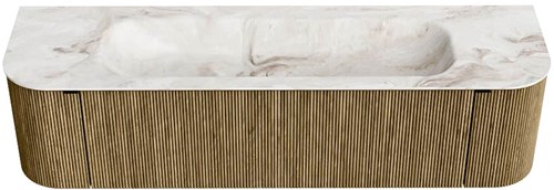Badmeubel KURVE-DLUX Dusk Wastafel Frappe Set11 00065-1