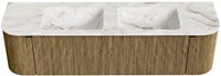 Badmeubel KURVE-DLUX Dusk Wastafel Frappe Set11 00077-1