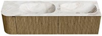 Badmeubel KURVE-DLUX Dusk Wastafel Frappe Set11 00087-1