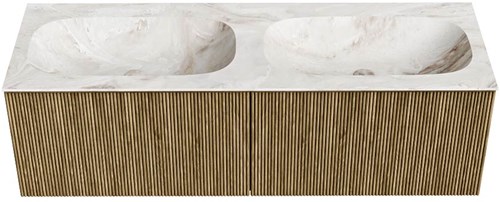 Badmeubel KURVE-DLUX Dusk Wastafel Frappe Set11 00090-1