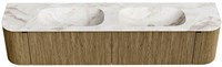 Badmeubel KURVE-DLUX Dusk Wastafel Frappe Set11 00101-1