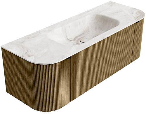 Badmeubel KURVE-DLUX Dusk Wastafel Frappe Set12 00033-2