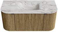 Badmeubel KURVE-DLUX Dusk Wastafel Glace Set11 00005-1