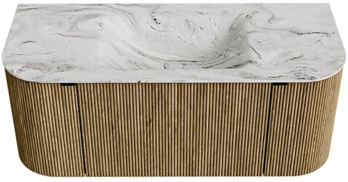 Badmeubel KURVE-DLUX Dusk Wastafel Glace Set11 00013-1