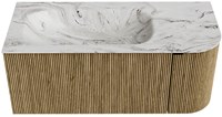 Badmeubel KURVE-DLUX Dusk Wastafel Glace Set11 00032-1
