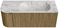 Badmeubel KURVE-DLUX Dusk Wastafel Glace Set11 00039-1