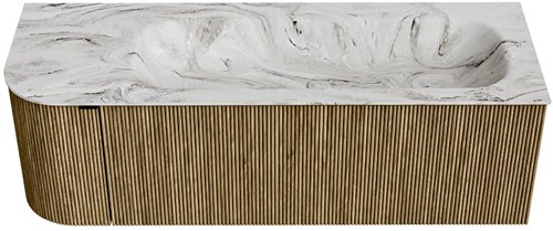 Badmeubel KURVE-DLUX Dusk Wastafel Glace Set11 00051-1