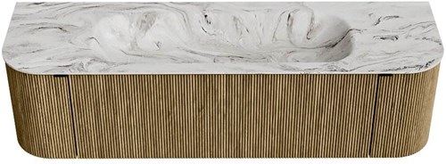 Badmeubel KURVE-DLUX Dusk Wastafel Glace Set11 00057-1