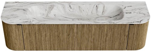 Badmeubel KURVE-DLUX Dusk Wastafel Glace Set11 00065-1