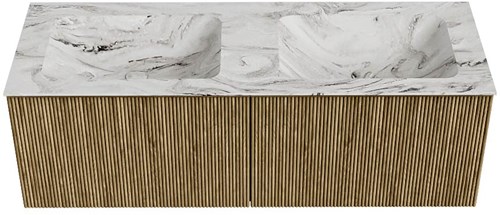 Badmeubel KURVE-DLUX Dusk Wastafel Glace Set11 00082-1