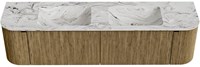 Badmeubel KURVE-DLUX Dusk Wastafel Glace Set11 00085-1