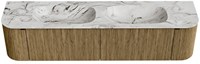 Badmeubel KURVE-DLUX Dusk Wastafel Glace Set11 00089-1