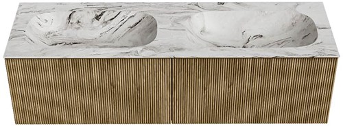 Badmeubel KURVE-DLUX Dusk Wastafel Glace Set11 00098-1