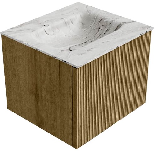 Badmeubel KURVE-DLUX Dusk Wastafel Glace Set12 00002-2