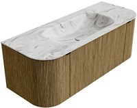 Badmeubel KURVE-DLUX Dusk Wastafel Glace Set12 00025-2
