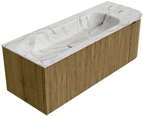 Badmeubel KURVE-DLUX Dusk Wastafel Glace Set12 00048-2