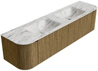 Badmeubel KURVE-DLUX Dusk Wastafel Glace Set12 00085-2