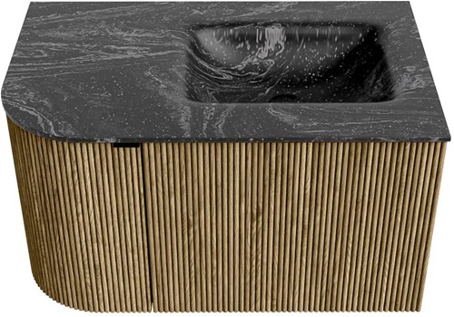 Badmeubel KURVE-DLUX Dusk Wastafel Lava Set11 00007-1