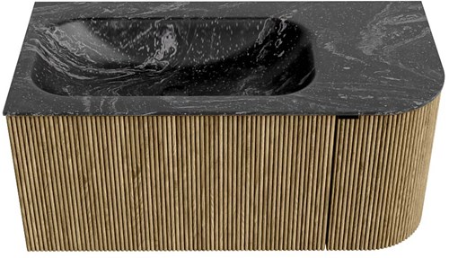 Badmeubel KURVE-DLUX Dusk Wastafel Lava Set11 00020-1