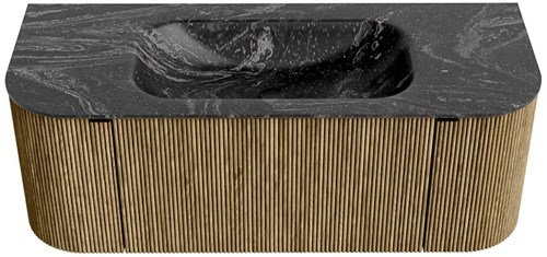 Badmeubel KURVE-DLUX Dusk Wastafel Lava Set11 00021-1