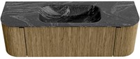 Badmeubel KURVE-DLUX Dusk Wastafel Lava Set11 00041-1