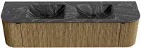 Badmeubel KURVE-DLUX Dusk Wastafel Lava Set11 00073-1