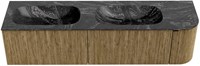 Badmeubel KURVE-DLUX Dusk Wastafel Lava Set11 00100-1