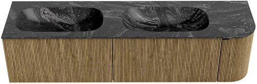 Badmeubel KURVE-DLUX Dusk Wastafel Lava Set11 00100-1