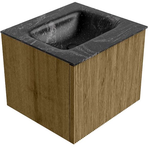 Badmeubel KURVE-DLUX Dusk Wastafel Lava Set12 00002-2