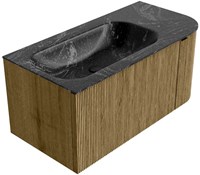 Badmeubel KURVE-DLUX Dusk Wastafel Lava Set12 00020-2